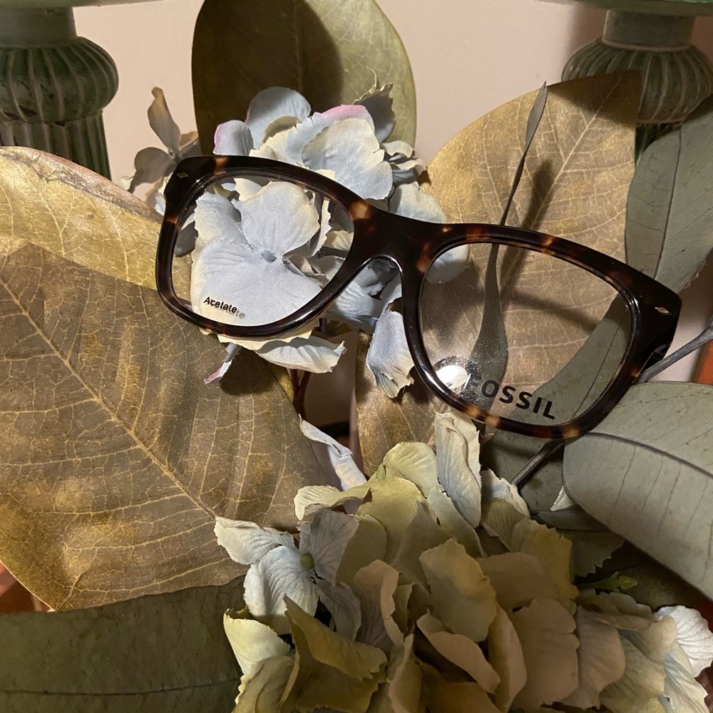 Fossil Square Shape Havana Frame